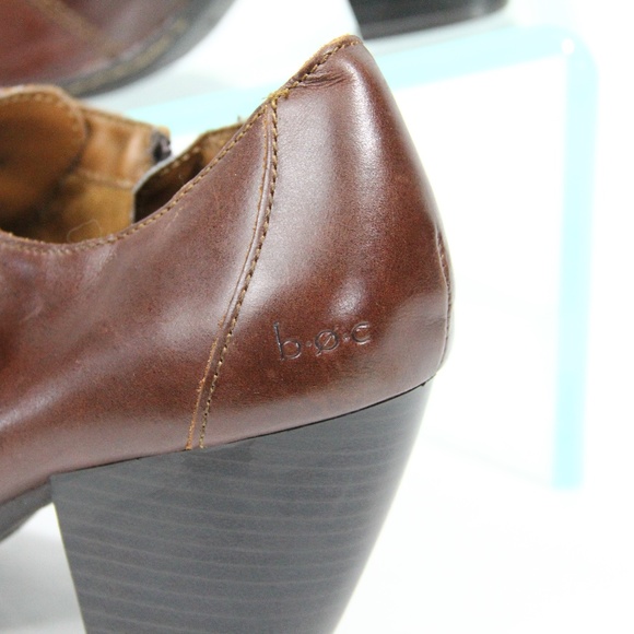 BOC Born Women Double Monk Strap Bootie sz 9 Ankle Boot Brown Leather - Picture 6 of 8